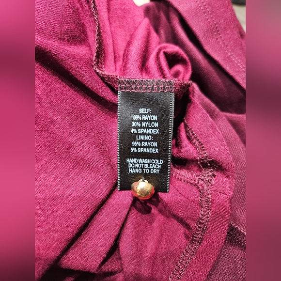 Lulu’s Endlessly Alluring Plum Purple Lace Open Back Bodycon Dress size M new - Picture 10 of 10